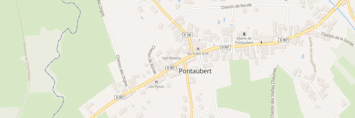 Plan du 54 Rte de Vézelay à Pontaubert