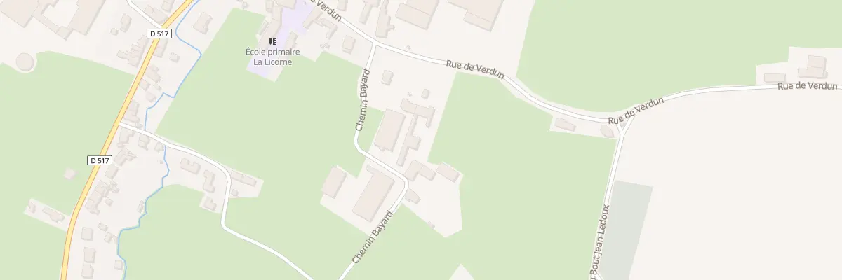 Plan du 183 Che Bayard à Monceau-Saint-Waast