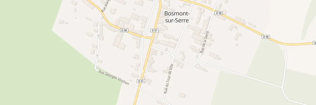Plan du 1 Rue Humbert de la Tour du Pin à Bosmont-sur-Serre