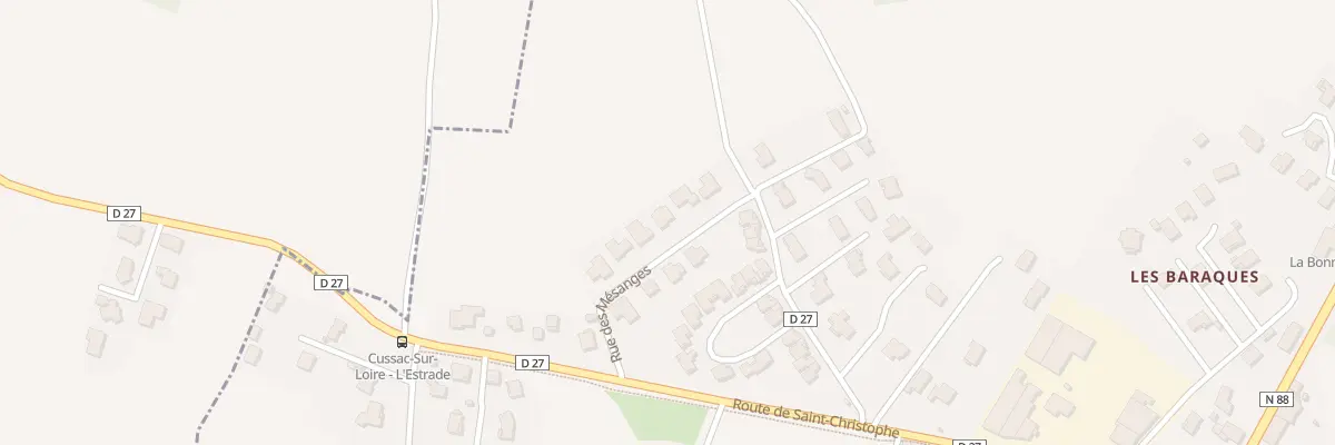 Plan du 6 Rue des mésanges à Cussac-sur-Loire