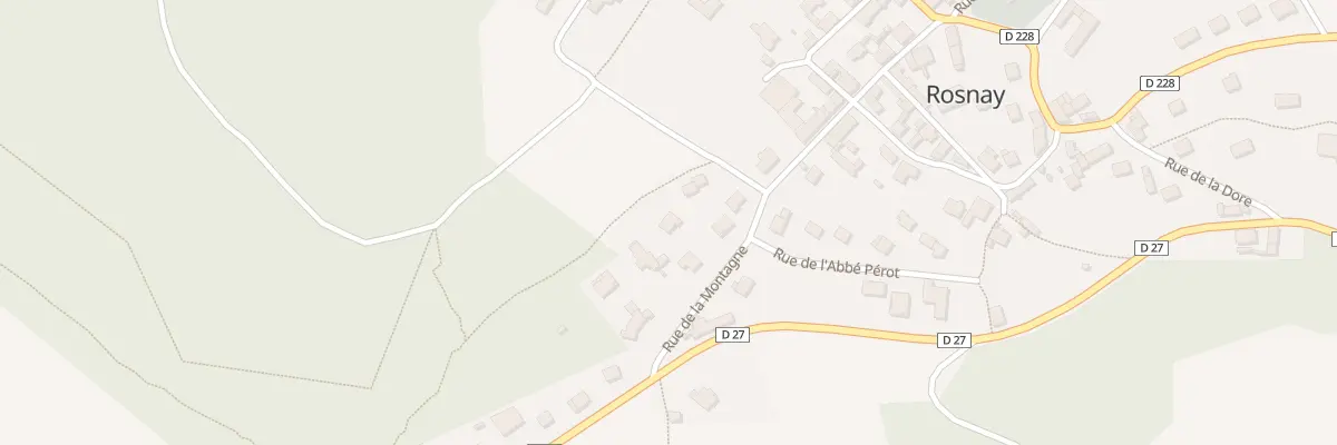 Plan du 20B Rue de la Montagne à Rosnay
