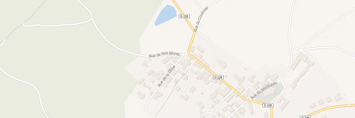 Plan du 2 Rue de la Dime à Rosnay