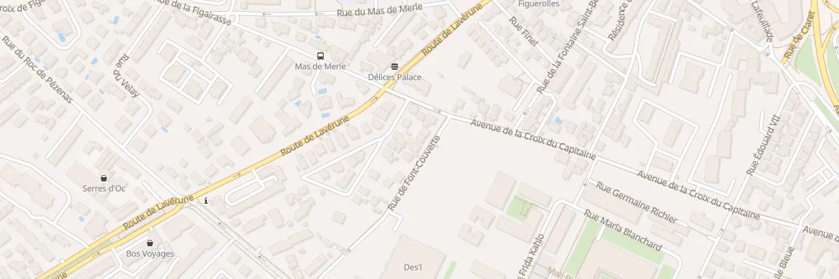 Plan du 46 Rue de Font-Couverte à Montpellier
