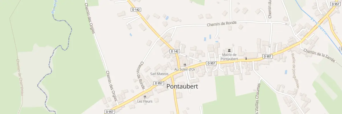 Plan du 5 Rue Jean Monnot à Pontaubert