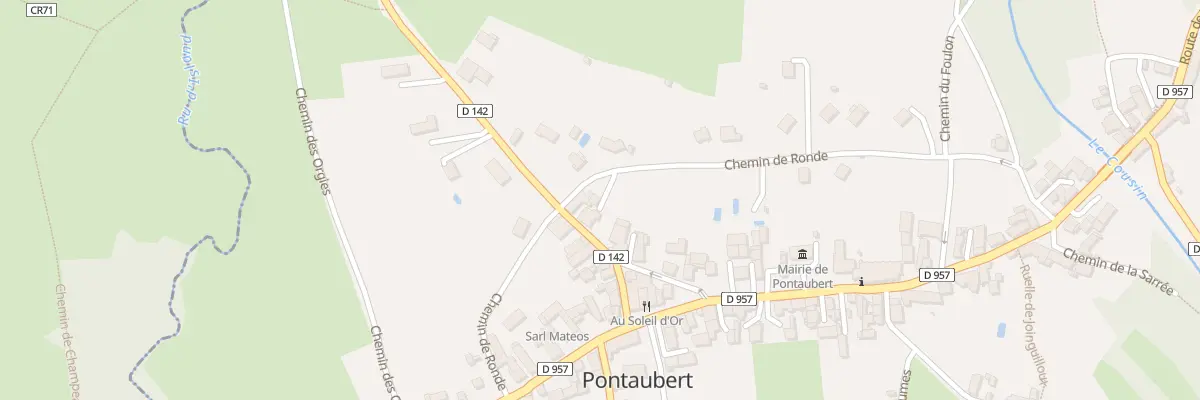 Plan du 8 Rue Jean Monnot à Pontaubert