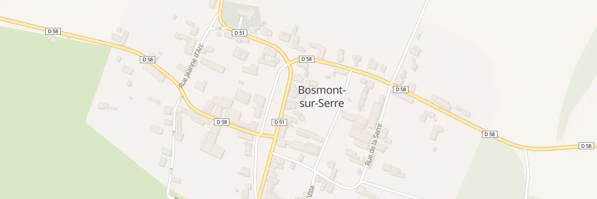 Plan du 5 Rue de la Place Albert Delame à Bosmont-sur-Serre