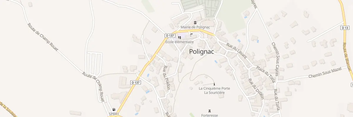 Plan du 8 Rue du Ploura à Polignac