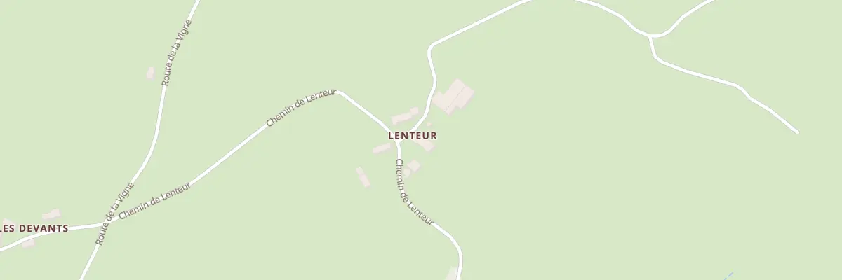 Plan du 15 Che de Lenteur à Ternant