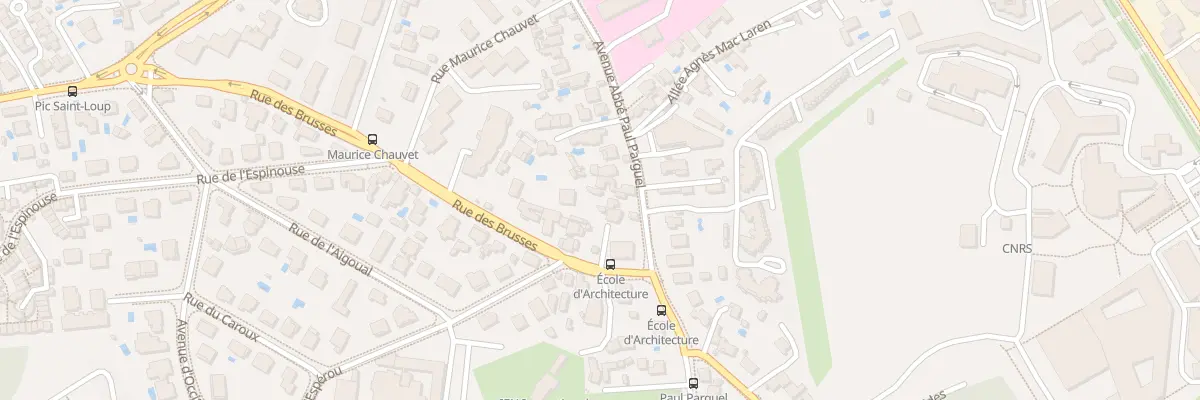 Plan du 709 Av Abbé Paul Parguel à Montpellier