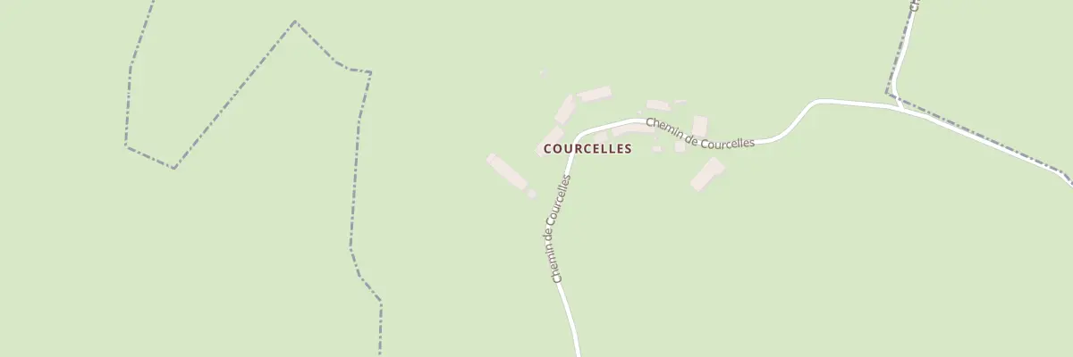 Plan du 116 Courcelles à Dommartin