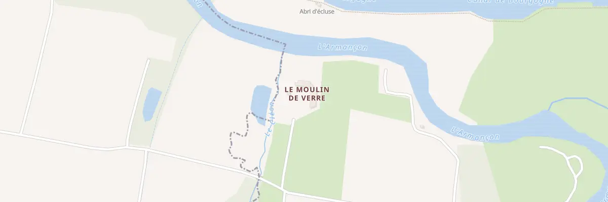 Plan du 146 Le Moulin de Verre à Flogny-la-Chapelle