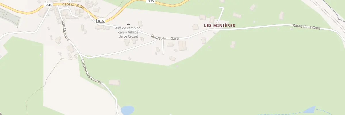 Plan du 5259 Les Rats au Crozet