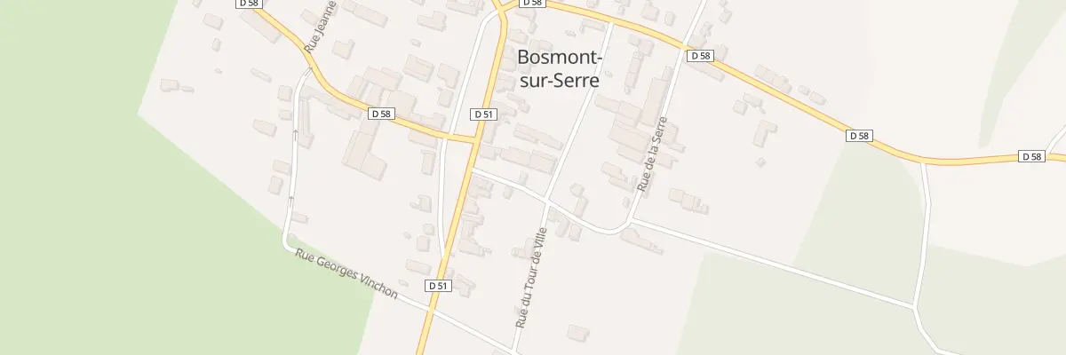 Plan du 1 Rue de la Serre à Bosmont-sur-Serre