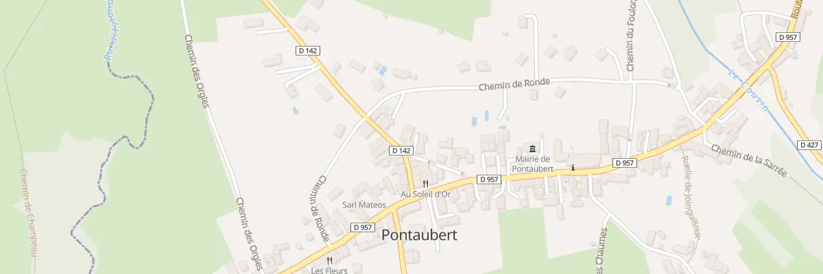 Plan du 4 Rue Jean Monnot à Pontaubert