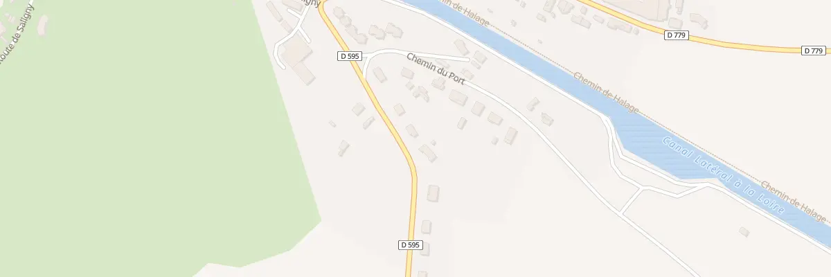Plan du 5 Les Fragnys à Coulanges