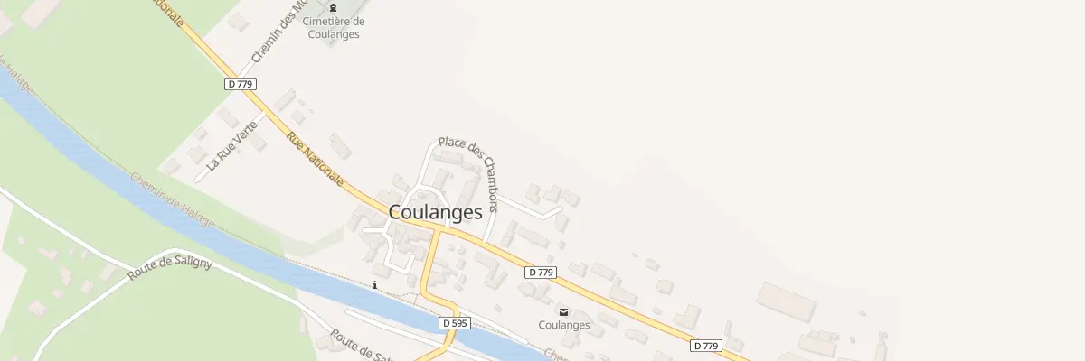 Plan du 2 Imp de la Fontaine à Coulanges