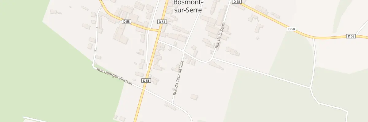 Plan du 3 Rue du Tour de Ville à Bosmont-sur-Serre