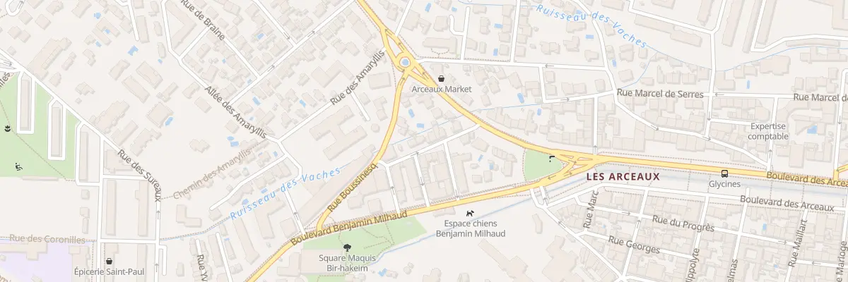 Plan du 8 Rue Washington à Montpellier