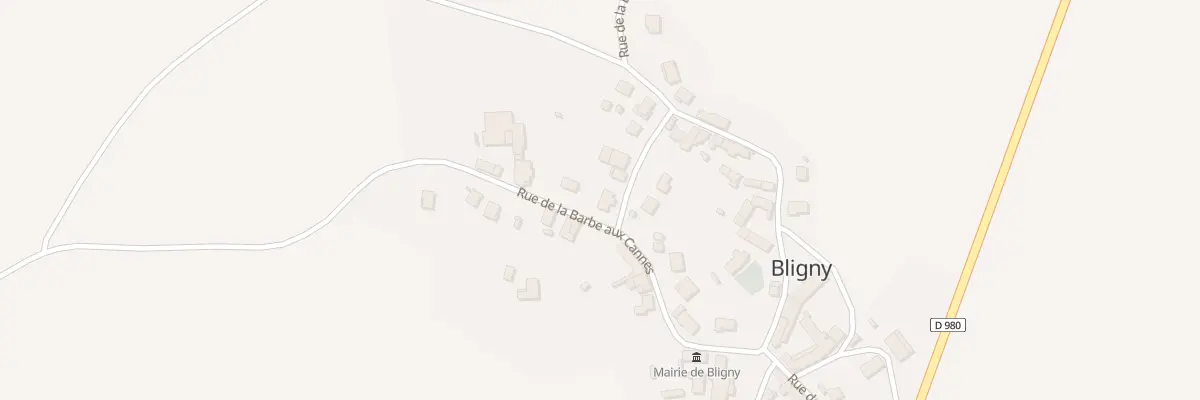 Plan du 1 Rue du Ruisseau à Bligny