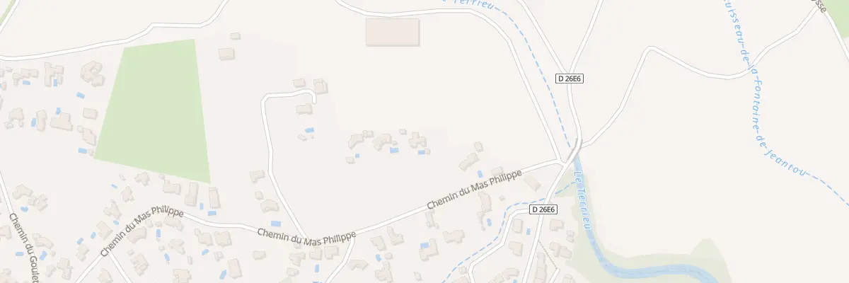 Plan du 5069F Che du Mas Philippe à Saint-Mathieu-de-Tréviers