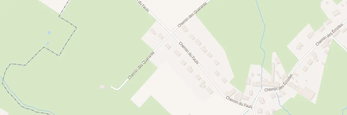 Plan du 11 Che du Faulx à Vieux-Mesnil
