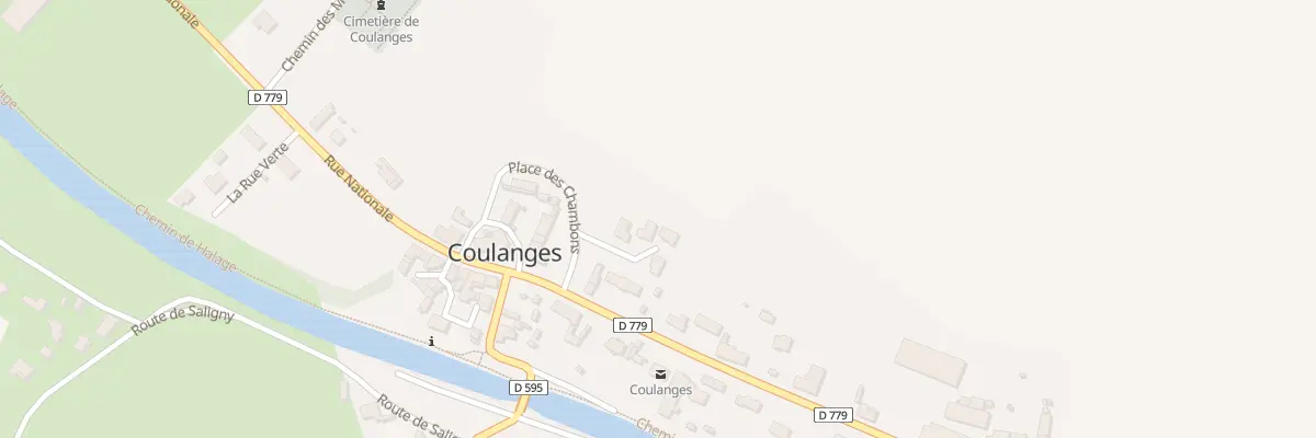 Plan du 4 Imp de la Fontaine à Coulanges