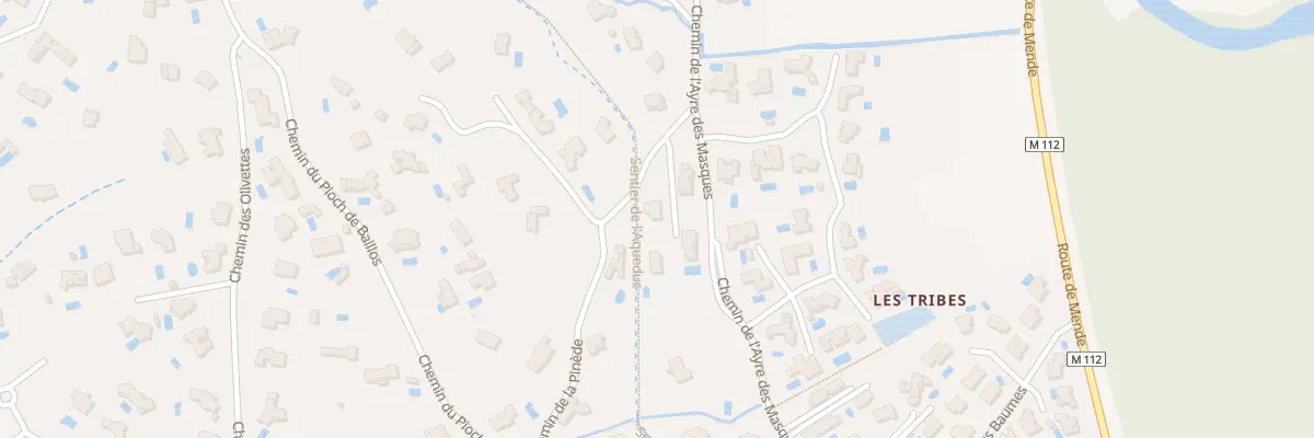 Plan de Che de la Pinède à Montferrier-sur-Lez