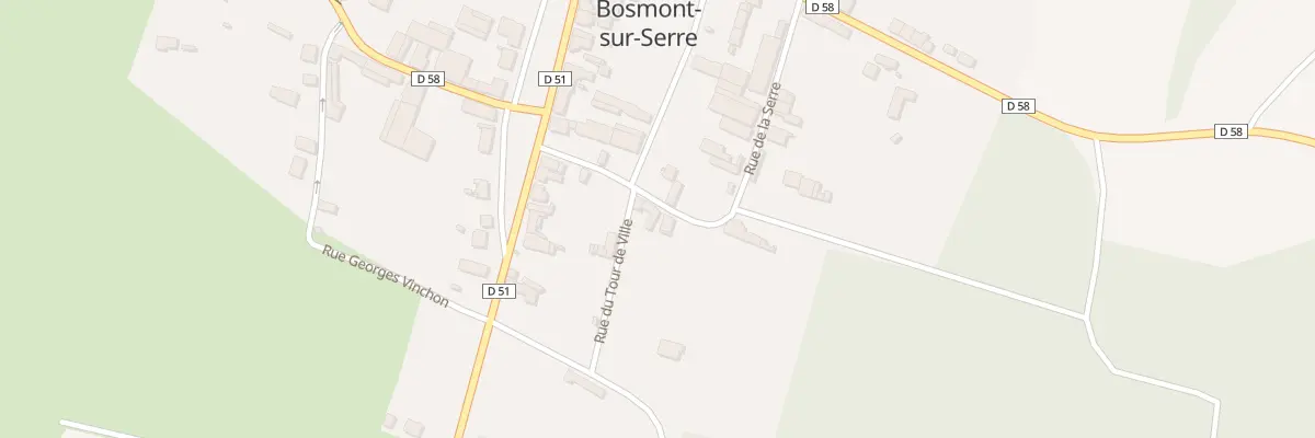 Plan du 2 Rue de la Serre à Bosmont-sur-Serre