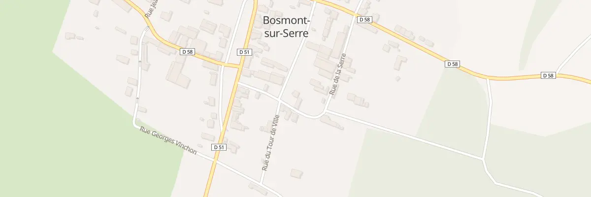 Plan du 3 Rue de la Serre à Bosmont-sur-Serre