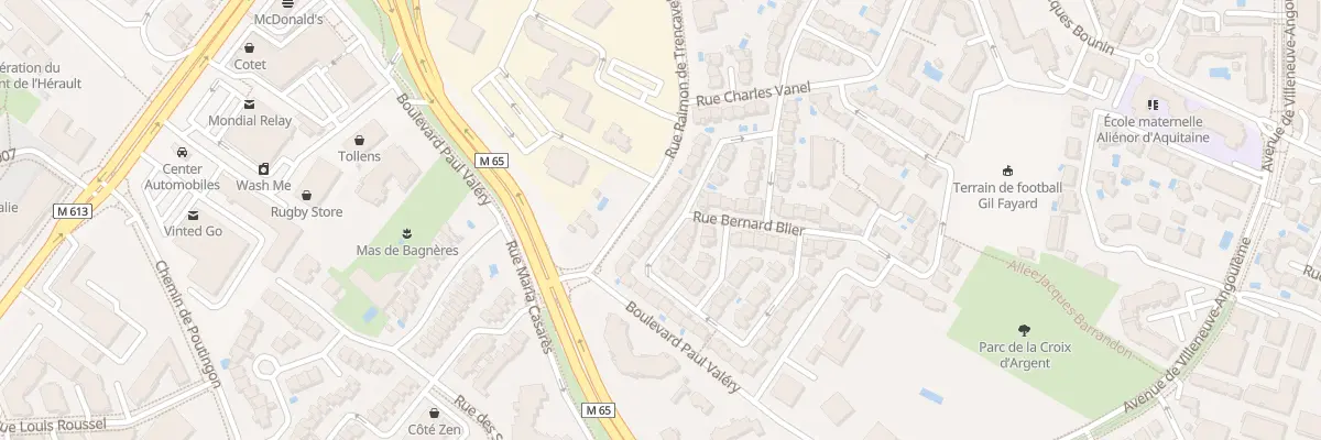Plan du 110 Rue Romy Schneider à Montpellier
