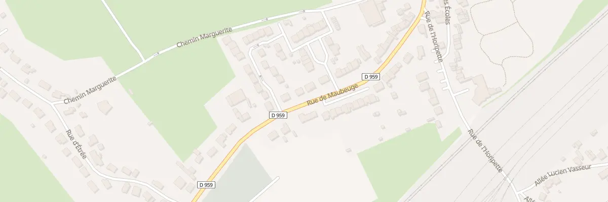Plan du 43 Rue de Maubeuge à Bachant