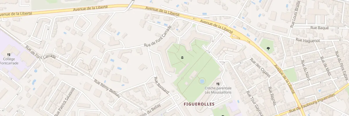 Plan du 54 Rue Tour Gayraud à Montpellier