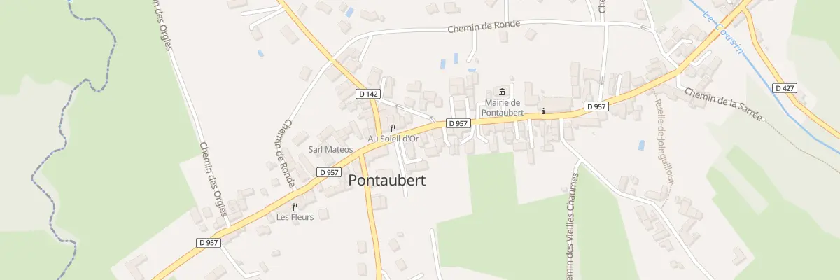 Plan du 51 Rte de Vézelay à Pontaubert