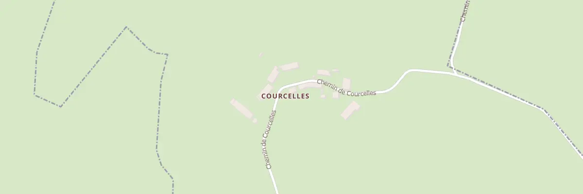 Plan du 115 Courcelles à Saint-Hilaire-en-Morvan
