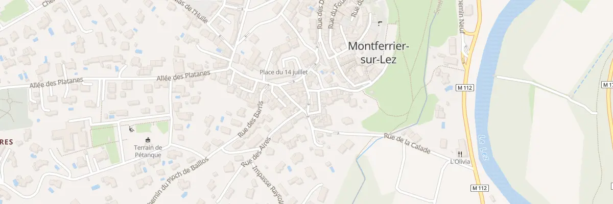 Plan du 10 Rue du Fanabrégou à Montferrier-sur-Lez