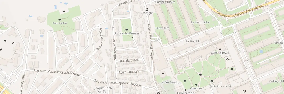 Plan du 16 Rue du Dauphiné à Montpellier
