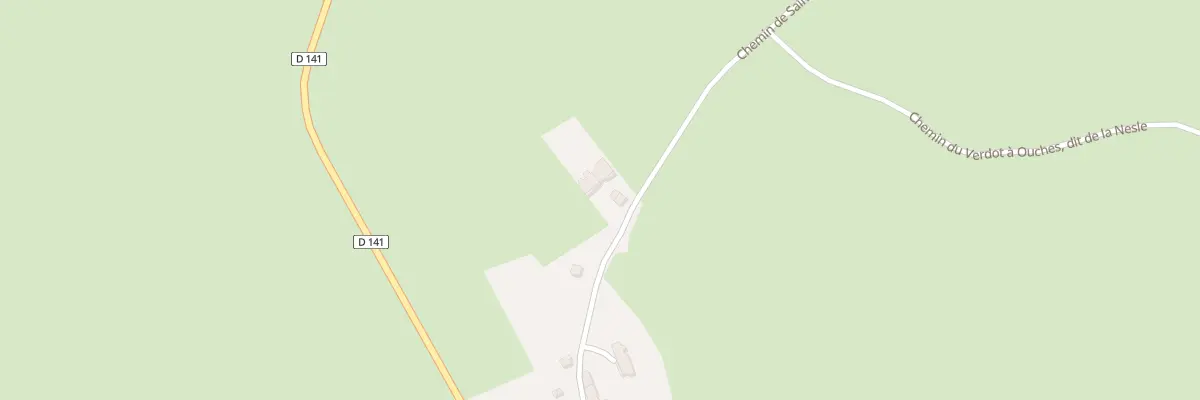 Plan du 13 Che de la Nesle à Saint-André-en-Morvan