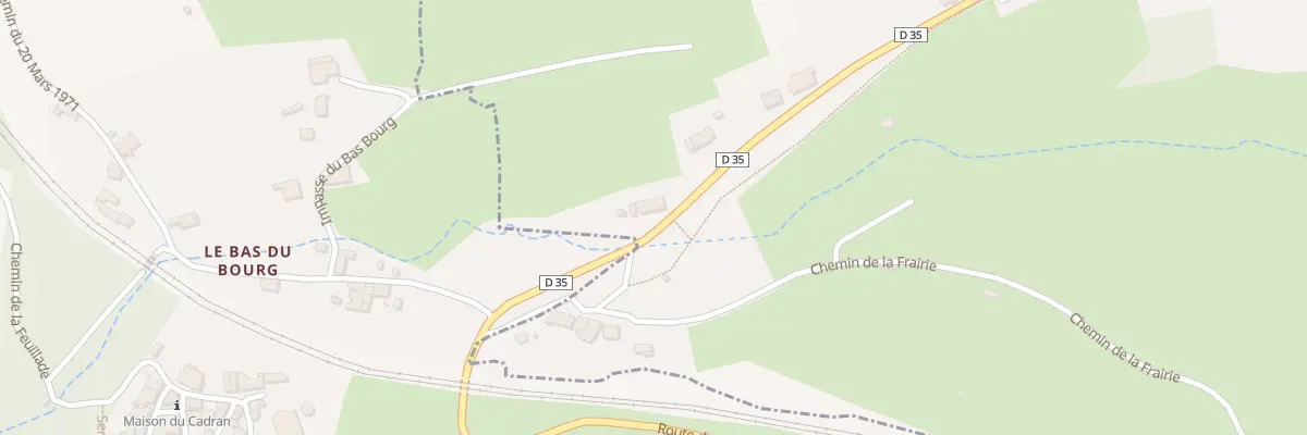Plan du 712 Rte du Crozet à La Pacaudière