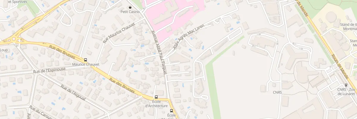 Plan du 748 Av Abbé Paul Parguel à Montpellier