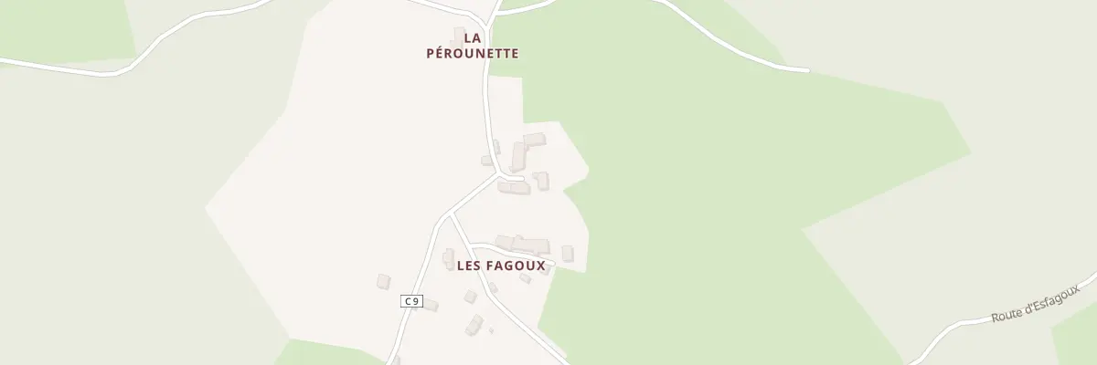Plan du 5165 Esfagoux à Luc