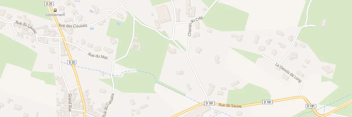 Plan du 5247A Che du Crès à Pompignan