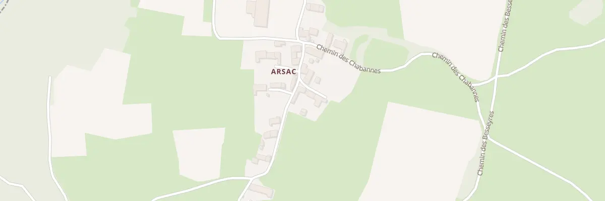 Plan du 5233 Arsac à Saint-Pierre-du-Champ
