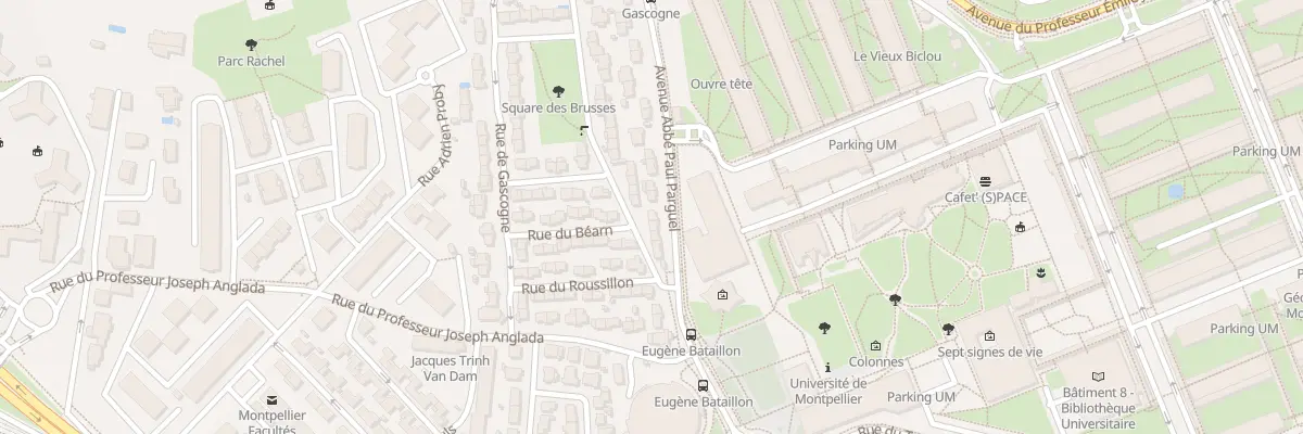 Plan du 67 Av Abbé Paul Parguel à Montpellier
