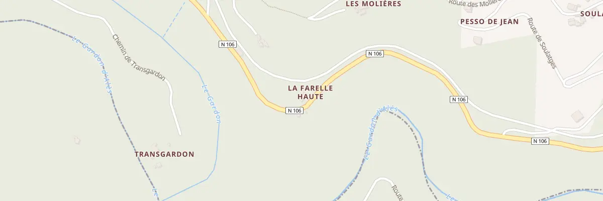 Plan du 5144 La Farelle à Saint-Privat-de-Vallongue