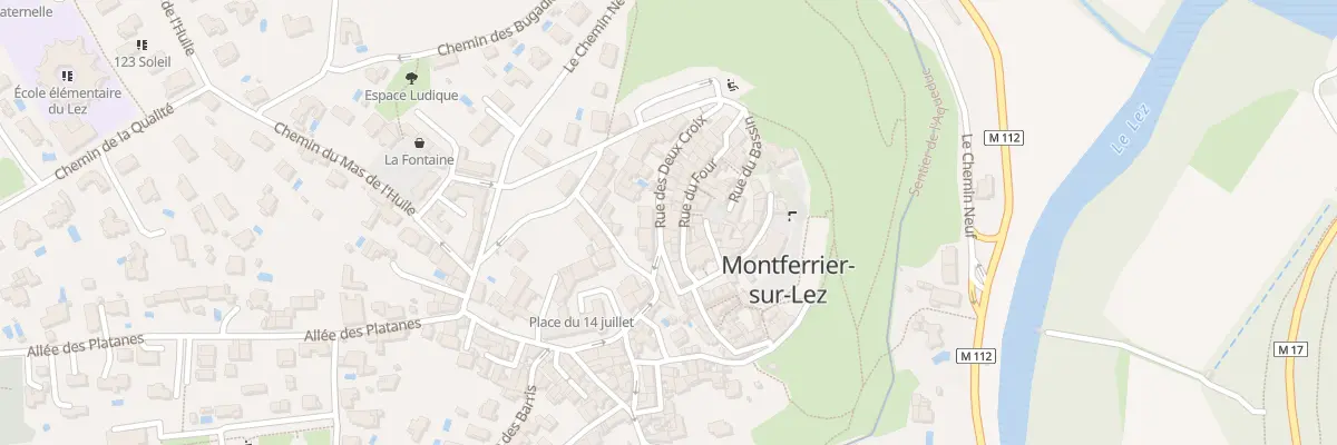 Plan du 6 Rue des Deux Croix à Montferrier-sur-Lez