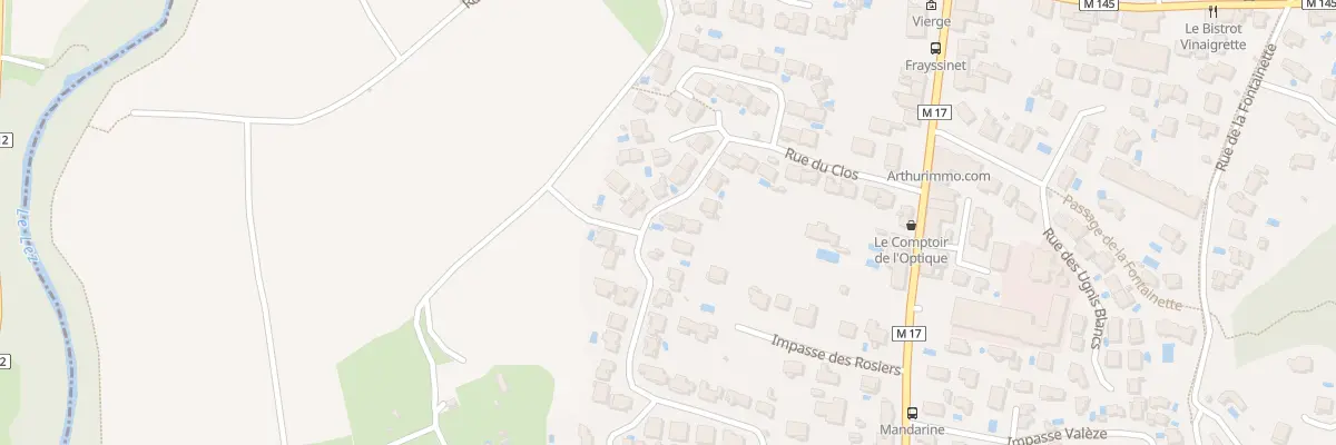 Plan du 221 Rue du Clos à Prades-le-Lez