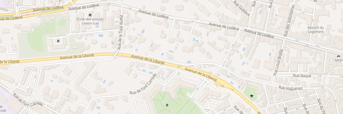 Plan du 4 Imp Edmond Cramaussel à Montpellier