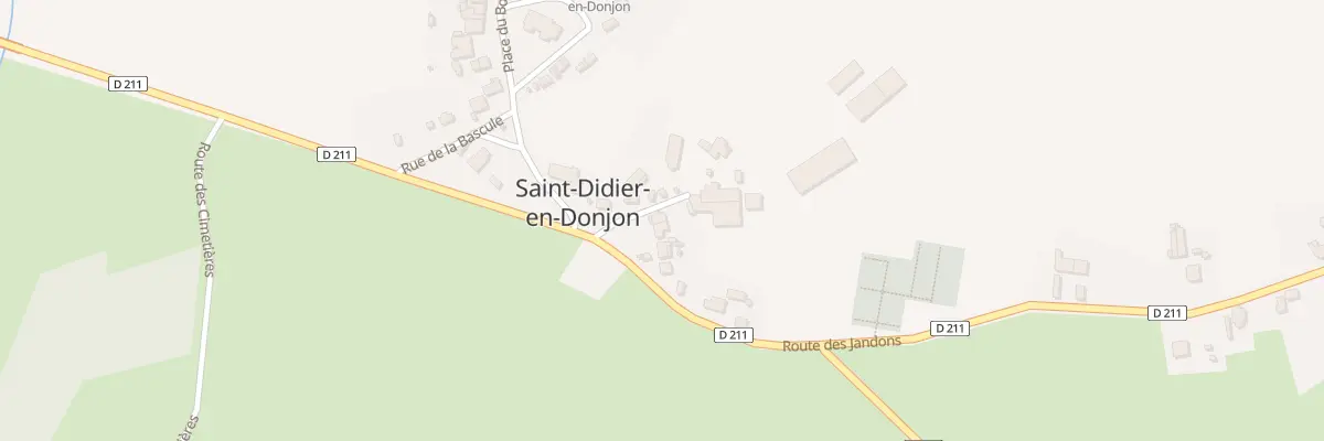 Plan du 5025 Le Bourg à Saint-Didier-en-Donjon