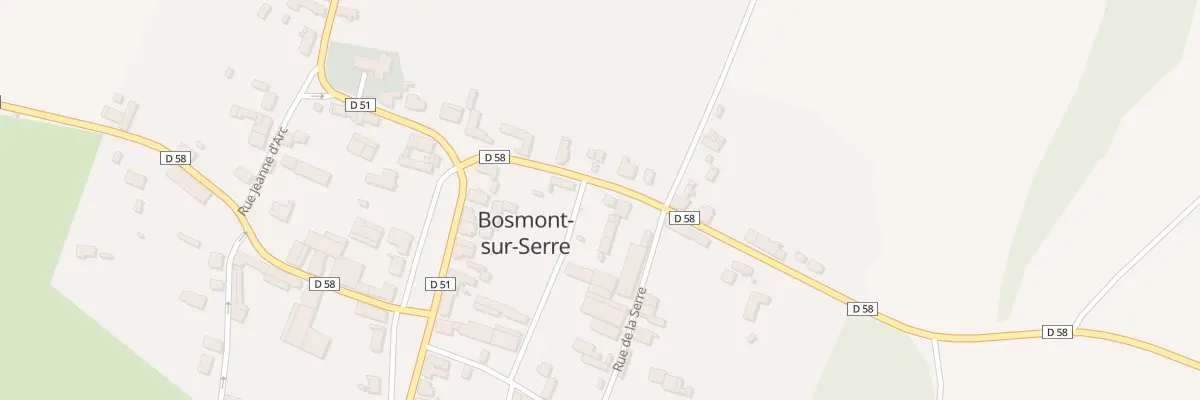 Plan du 4B Rue du Canal St Martin à Bosmont-sur-Serre