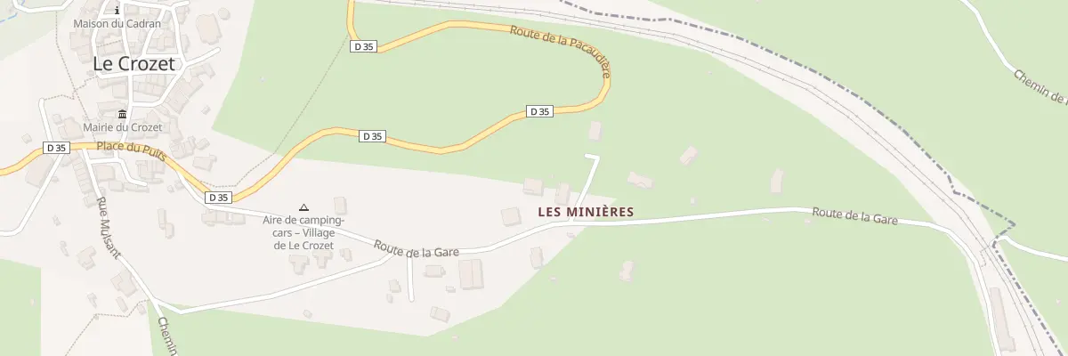 Plan de Imp des Minières au Crozet